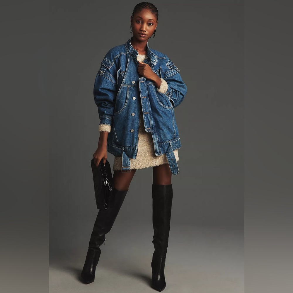 Frame Denim Blue Jean Jacket